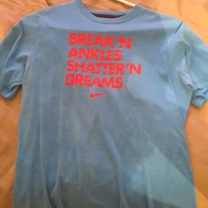 Blue nike shirt kids XL